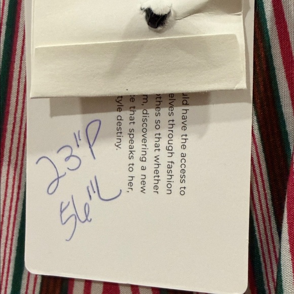 Nwt Bloomchic Halter Geometric Print Slit Dress 18/20 Stripes - Picture 5 of 10